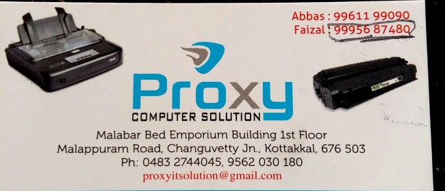 PROXY COMPUTER SOLUTION, COMPUTER SALES & SERVICE,  service in Kottakkal, Malappuram