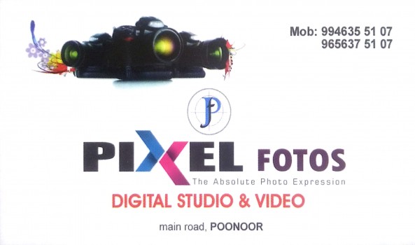 PIXEL FOTOS, STUDIO & VIDEO EDITING,  service in Poonoor, Kozhikode