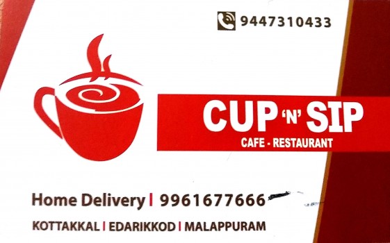 CUP N SIP, COFFEE SHOP,  service in Kottakkal, Malappuram