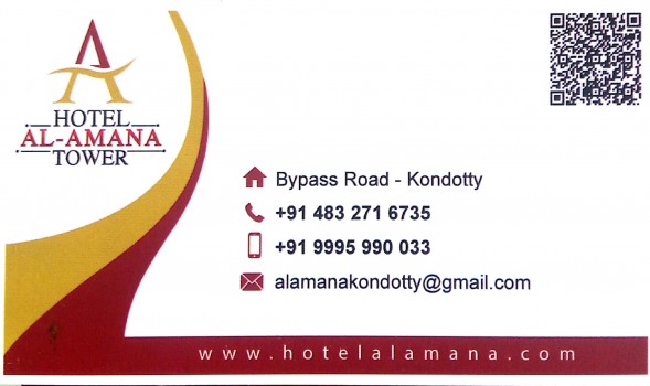 AL  AMANA TOWER, TOURIST HOME,  service in Kondotty, Malappuram