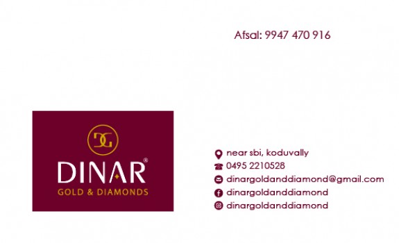 DINAR, JEWELLERY,  service in Koduvally, Kozhikode