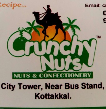 CRUNCHY NUTS, DRY FRUITS & CHOCOLATE,  service in Kottakkal, Malappuram