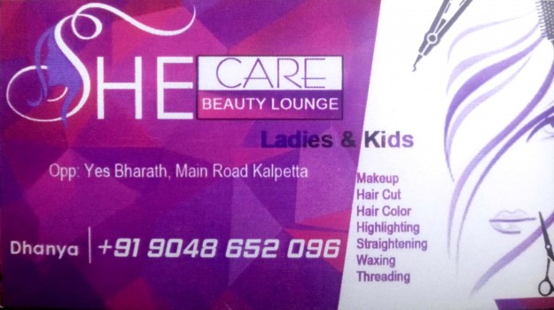SHE CARE Beauty Lounge, BEAUTY PARLOUR,  service in Kalpetta, Wayanad