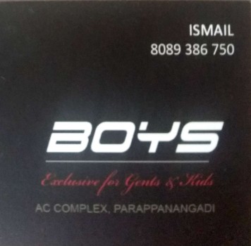 BOYS, GENTS WEAR,  service in Parappanangadi, Malappuram