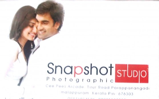 SNAPSHOT STUDIO, STUDIO & VIDEO EDITING,  service in Parappanangadi, Malappuram