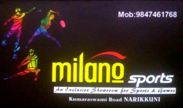 MILANO SPORTS, SPORTS,  service in Narikkuni, Kozhikode