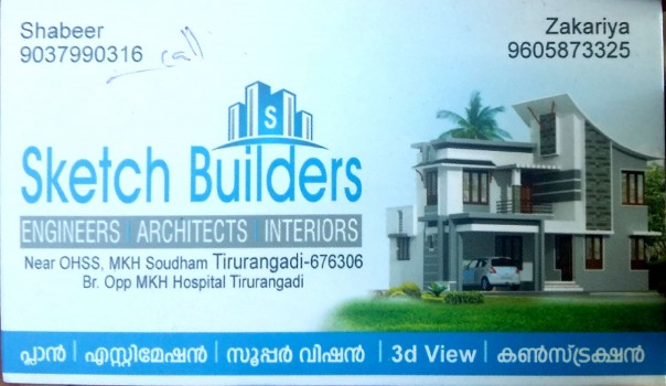 SKETCH BUILDERS, BUILDERS & DEVELOPERS,  service in Thirurangadi, Malappuram