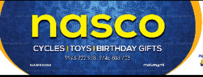 NASCO CYCLES TOYS and BIRTHDAYGIFTS, CYCLE SHOP,  service in Narikkuni, Kozhikode