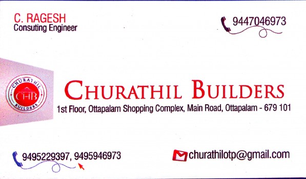 CHURATHIL BUILDERS, BUILDERS & DEVELOPERS,  service in Ottappalam, Palakkad