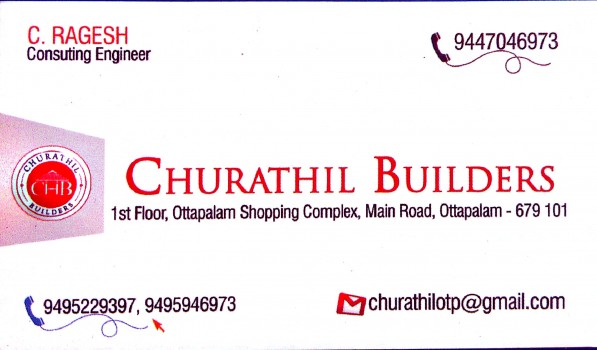 CHURATHIL BUILDERS, BUILDERS & DEVELOPERS,  service in Ottappalam, Palakkad