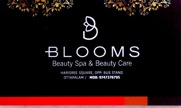BLOOMS, BEAUTY PARLOUR,  service in Ottappalam, Palakkad