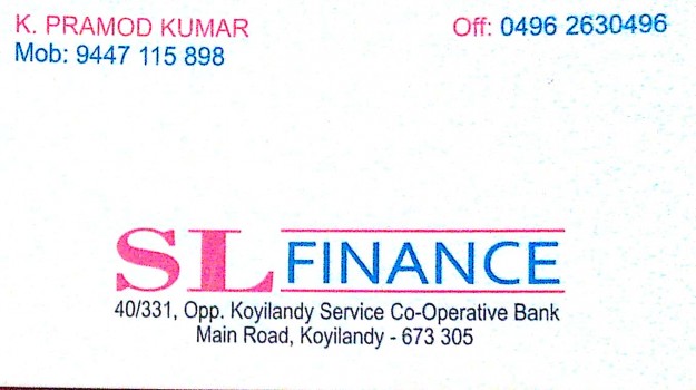 S L FINANCE, FINANCE,  service in , 