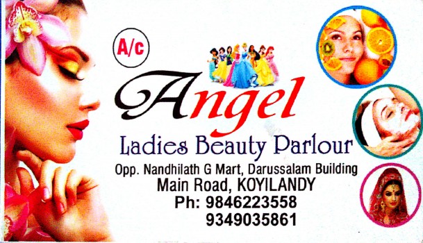 ANGEL, BEAUTY PARLOUR,  service in Koyilandy, Kozhikode