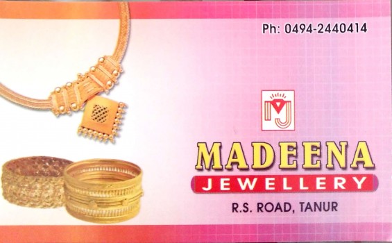 MADEENA JEWELLERY, JEWELLERY,  service in Tanur, Malappuram