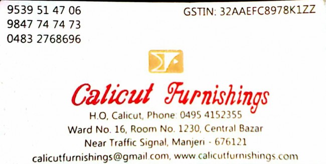 CALICUT FURNISHING, FURNITURE SHOP,  service in Manjeri, Malappuram