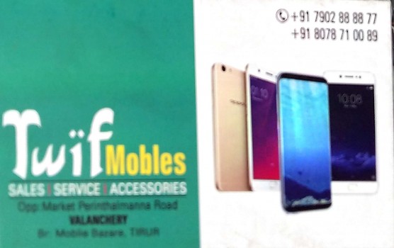 TWIF MOBILES, MOBILE SHOP,  service in Valanchery, Malappuram