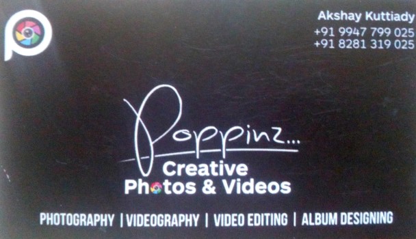 POPPINZ Creative, STUDIO & VIDEO EDITING,  service in Kuttiady, Kozhikode