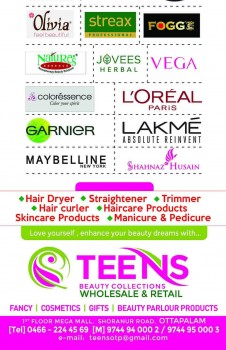 TEENS, FANCY & COSTUMES,  service in Ottappalam, Palakkad