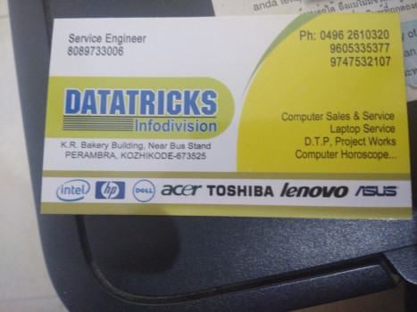 DATATRICKS, COMPUTER SALES & SERVICE,  service in perambra, Kozhikode