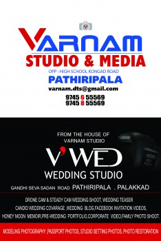 VARNAM STUDIO, STUDIO & VIDEO EDITING,  service in Pathiripala, Palakkad