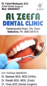 AL ZEEFA DENTAL CLINIC, DENTAL CLINIC,  service in Vettichira, Malappuram