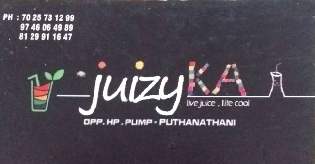 JUIZYKA, JUICE CORNER,  service in Puthanathani, Malappuram