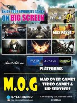 M O G VIDEO GAMES, GAME CENTRE,  service in Chemmad, Malappuram