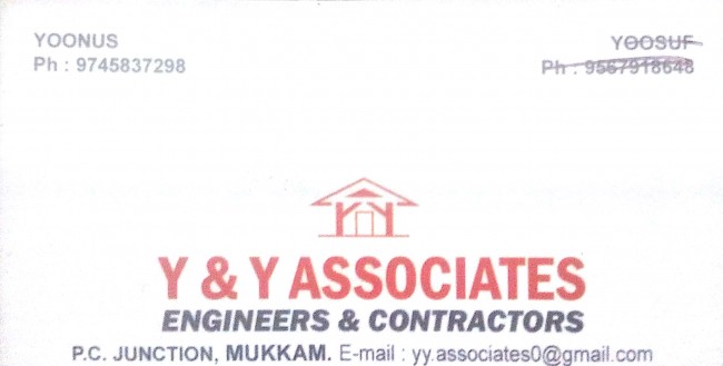 Y and Y ASSOCIATES, BUILDERS & DEVELOPERS,  service in Mukkam, Kozhikode