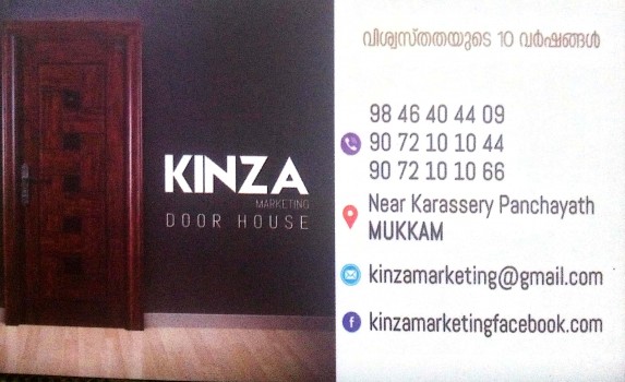 KINZA, DOORS,  service in Mukkam, Kozhikode