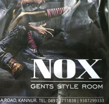 NOX GENTS STYLE ROOM, GENTS WEAR,  service in Kannur Town, Kannur