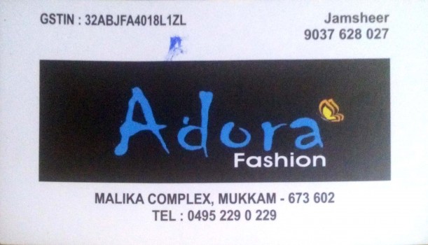 ADORA Fashion, BOUTIQUE,  service in Mukkam, Kozhikode