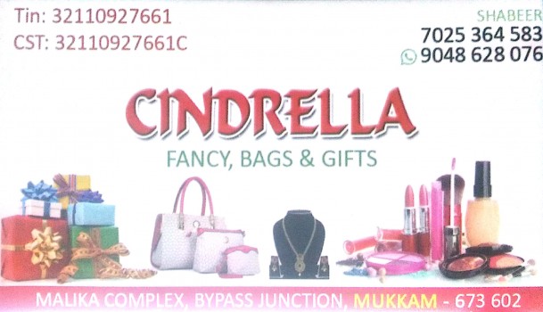 CINDRELLA, FANCY & COSTUMES,  service in Mukkam, Kozhikode