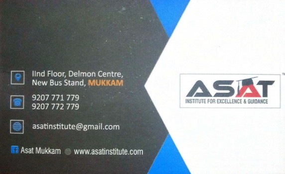 ASAT, TUITION CENTER,  service in Mukkam, Kozhikode