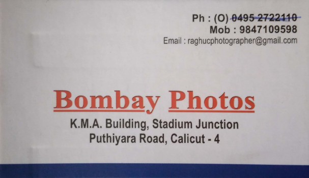 BOMBAY PHOTOS, STUDIO & VIDEO EDITING,  service in Kozhikode Town, Kozhikode