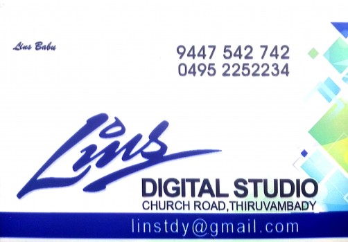 LINS Digital Studio, STUDIO & VIDEO EDITING,  service in Thiruvambadi, Kozhikode