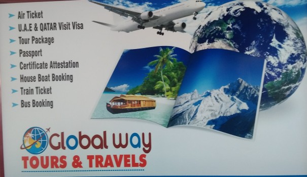 GLOBAL WAY TOURS AND TRAVELS, TOURS & TRAVELS,  service in Kanjangad, Kasaragod