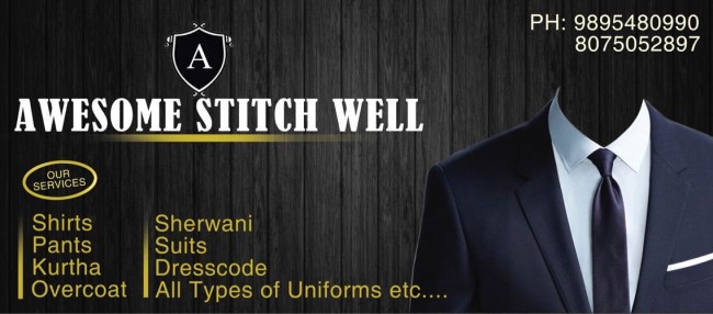 AWESOME STITCH WELL, TAILORS,  service in Kanjangad, Kasaragod