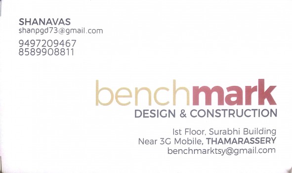 BENCHMARK, BUILDERS & DEVELOPERS,  service in Thamarassery, Kozhikode