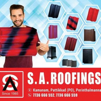 S A ROOFINGS, TILES AND MARBLES,  service in Perinthalmanna, Malappuram