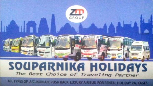 SOUPARNIKA HOLIDAYS, TOURIST SERVICE VEHICLE,  service in Mukkam, Kozhikode