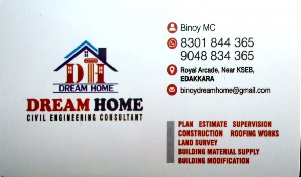 DREAM HOME CIVIL ENGINEERING CONSULTANT, ENGINEERING CONSULTANCY,  service in Edakkara, Malappuram