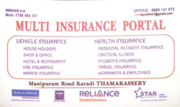 MULTI INSURANCE PORTAL, INSURANCE COMPANY,  service in , 