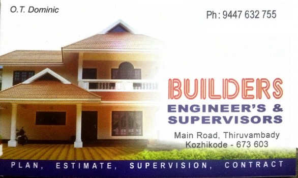 BUILDERS, BUILDERS & DEVELOPERS,  service in Thiruvambadi, Kozhikode