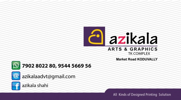 azikala ARTS AND GRAPHICS, ADVERTISMENT,  service in Koduvally, Kozhikode