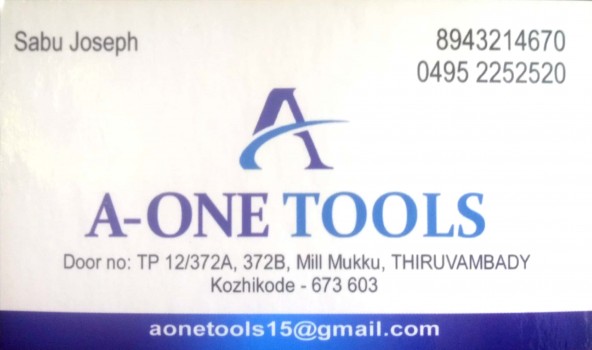 A ONE TOOLS, TOOLS,  service in Thiruvambadi, Kozhikode