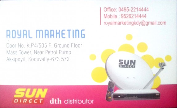 ROYAL MARKETING, DISTRIBUTION,  service in Koduvally, Kozhikode