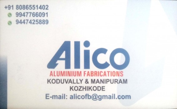 ALICO, ALUMINIUM FABRICATION,  service in Koduvally, Kozhikode