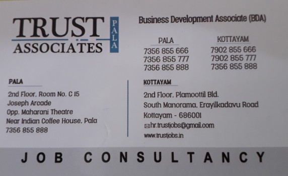 TRUST ASSOCIATES, CONSULTANCY,  service in Palai, Kottayam