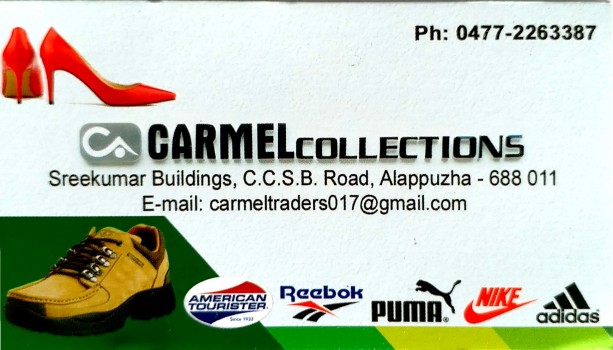 CARMEL COLLECTIONS, FOOTWEAR SHOP,  service in Alappuzha, Alappuzha